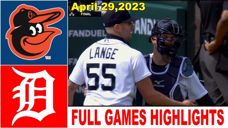 ボルチモア オリオールズ vs デトロイト タイガース 4/29/23 フル ゲーム |  MLB ハイライト |  MLB シーズン 2023