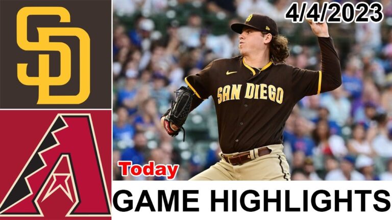 サンディエゴ・パドレス VS. アリゾナ ダイヤモンドバックス フル ゲーム ハイライト |  2023 年 4 月 4 日 |  MLB 2023