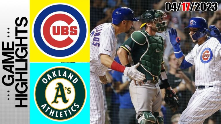 オークランド・アスレチックス vs シカゴ・カブス ハイライト |  MLBトゥデイ 2023年4月17日 |  MLB