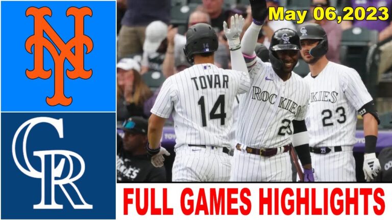 ニューヨーク メッツ vs コロラド ロッキーズ 05/06/23 フル ゲーム |  MLB ハイライト |  MLB シーズン 2023