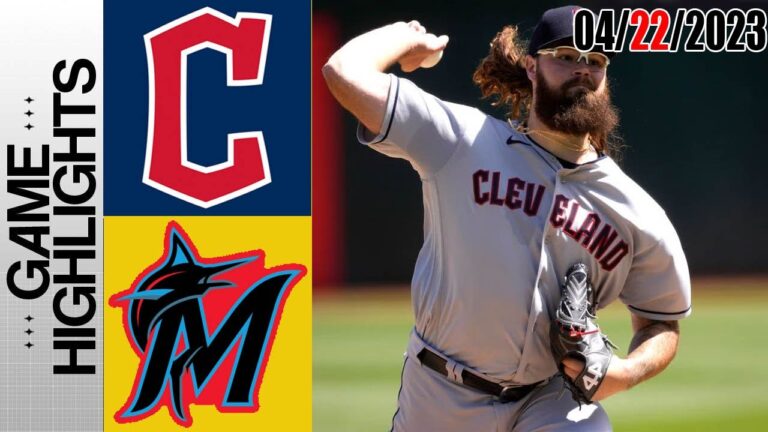 クリーブランド ガーディアンズ vs マイアミ マーリンズ フル ゲーム ハイライト |  MLBトゥデイ2023年4月22日 |  MLB 2023