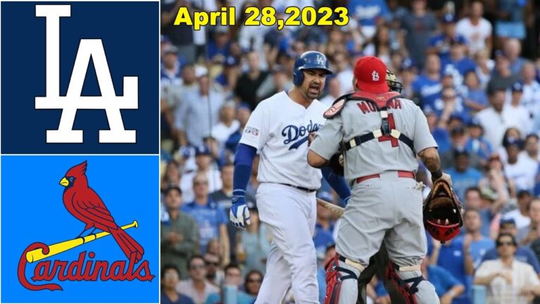 2023 年 4 月 28 日 試合 | ロサンゼルス ドジャース vs セントルイス カージナルス MLB ハイライト |  MLB シーズン 2023