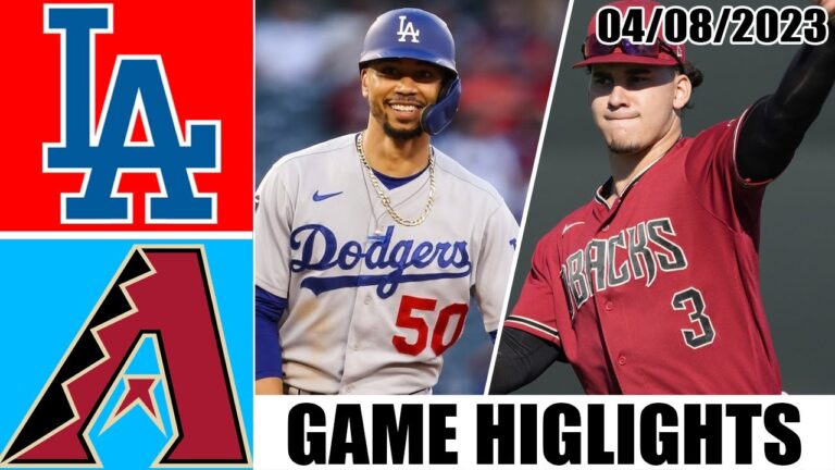 ロサンゼルス ドジャース vs アリゾナ ダイヤモンドバックス フル ゲーム ハイライト |  MLB トゥデイ 2023 年 4 月 8 日|  MLB 2023