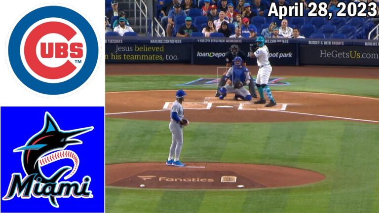 シカゴ・カブス vs マイアミ・マーリンズ 2023 年 4 月 28 日 |  MLB ハイライト 2023