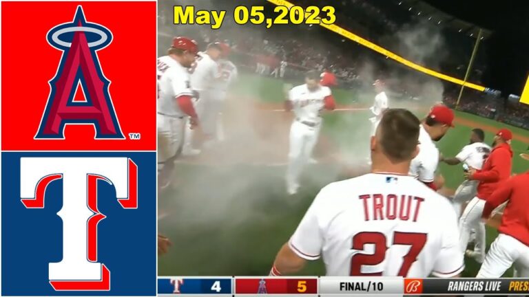ロサンゼルス・エンゼルス vs テキサス・レンジャーズ [Innings 9&10] 2023 年 5 月 5 日 |  MLB ハイライト |  MLB シーズン 2023