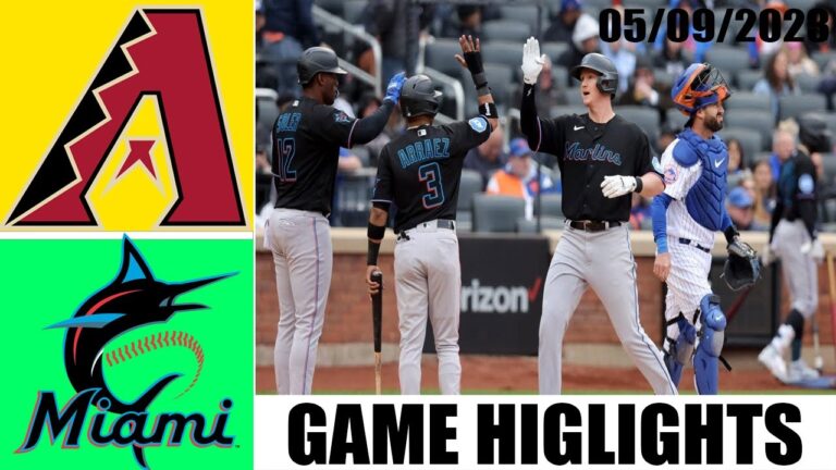 マイアミ マーリンズ VS アリゾナ ダイヤモンドバックス フル ゲーム ハイライト |  MLB トゥデイ 2023 年 5 月 9 日 |  MLB 2023