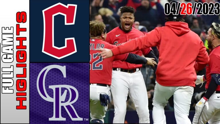 クリーブランド ガーディアンズ vs コロラド ロッキーズ フルゲーム ハイライト MLB To Day 2023 年 4 月 26 日 MLB 2023
