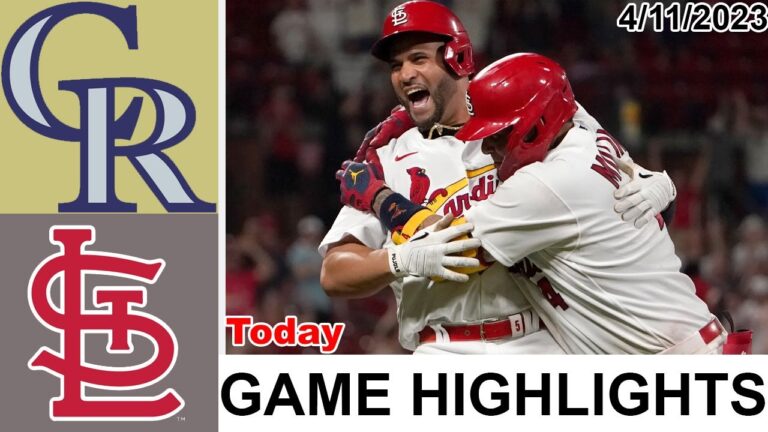 コロラド・ロッキーズ vs セントルイス・カージナルス フルハイライト |  MLB トゥデー 2023 年 4 月 11 日 |  MLB 2023