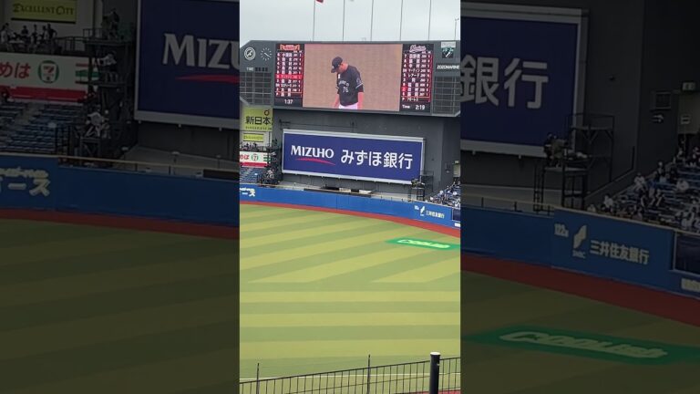 2021年7月3日 ZOZOマリンスタジアム千葉ロッテマリーンズvs楽天　76フローレス投手登場曲 Calma(Remix)/Pedro Capó & Farruko  BSWver