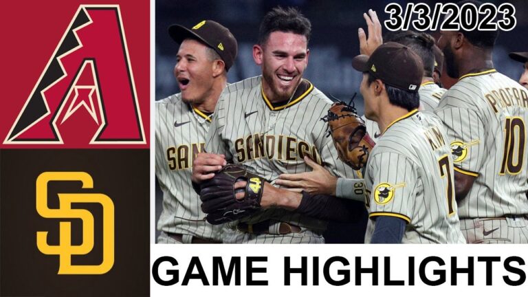 サンディエゴ・パドレス対アリゾナ・ダイヤモンドバックスの全試合ハイライト |  MLB トゥデー 2023 年 4 月 3 日 |  MLB 2023