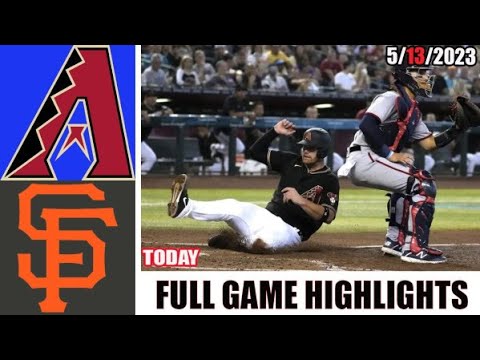 サンフランシスコ・ジャイアンツ VS アリゾナ・ダイヤモンドバックス フルハイライト ||  MLB トゥデー 2023 年 5 月 13 日 |  MLB 2023