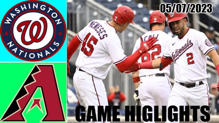 アリゾナ・ダイアモンドバックス vs ワシントン・ナショナルズ 試合ハイライト |  MLB 今日まで 2023 年 5 月 7 日 |  MLB 2023