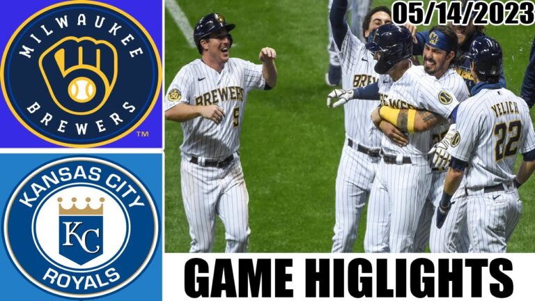 ミルウォーキー ブルワーズ vs カンザスシティ ロイヤルズ 全試合ハイライト |  MLB トゥデー 2023 年 5 月 14 日 |  MLB 2023