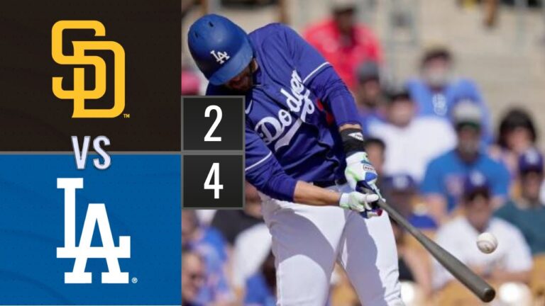 再開 パドレス・デ・サンディエゴ vs ドジャース・デ・ロサンゼルス |  MLB 2023/05/13
