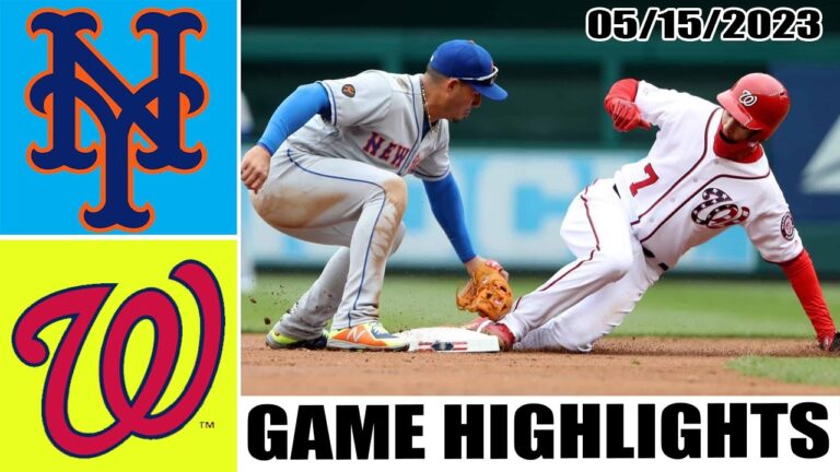 ワシントン・ナショナルズ vs ニューヨーク・メッツ ハイライト |  MLB トゥデー 2023 年 5 月 15 日 |  MLB 2023