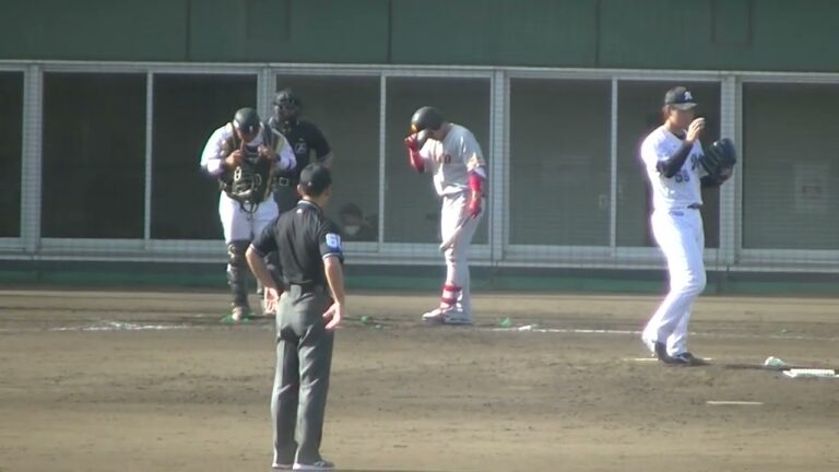 粘る増田陸 中森俊介の前に最後の打者となる【イースタン 千葉ロッテマリーンズ対 読売ジャイアンツ2023年5月5日】