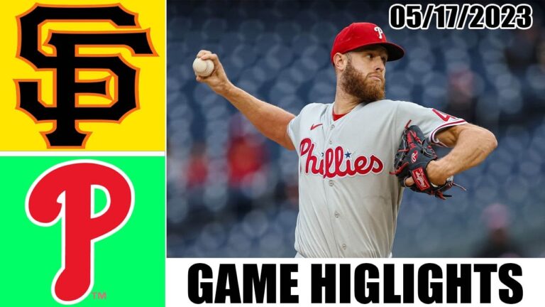 サンフランシスコ・ジャイアンツ対フィラデルフィア・フィリーズ試合ハイライト |  MLB トゥデー 2023 年 5 月 17 日 |  MLB 2023