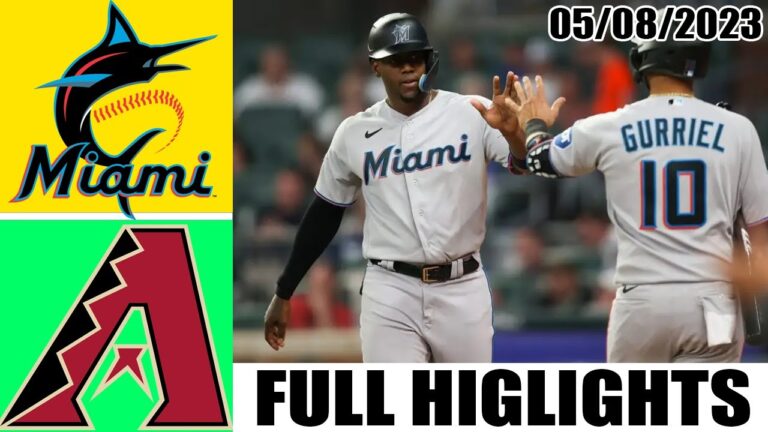 アリゾナ・ダイアモンドバックス VS マイアミ・マーリンズ ハイライト |  MLB 今日まで 2023 年 5 月 8 日 |  MLB 2023