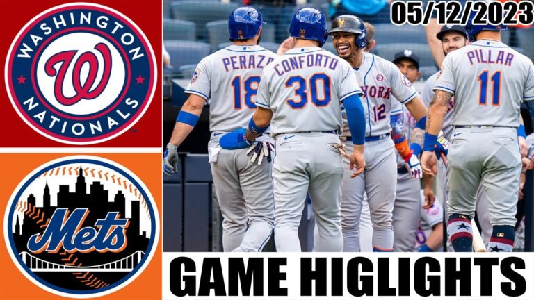 ワシントン・ナショナルズ vs ニューヨーク・メッツ 全試合ハイライト |  MLB トゥデー 2023 年 5 月 12 日 |  MLB 2023