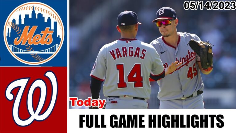 ワシントン・ナショナルズ対ニューヨーク・メッツの全試合ハイライト |  MLB トゥデー 2023 年 5 月 14 日 |  MLB 2023