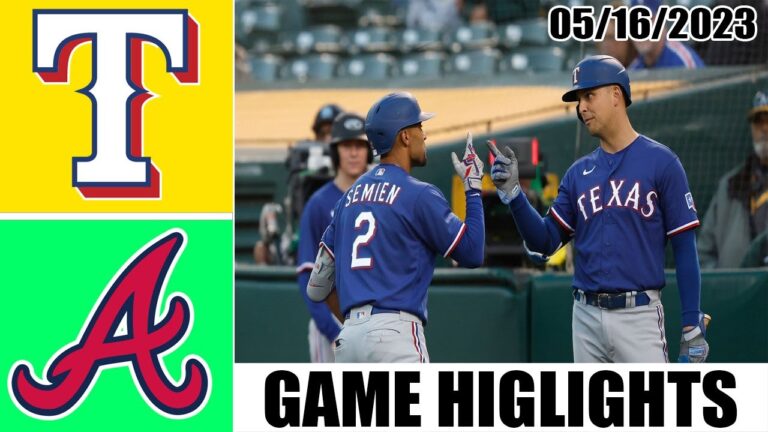 テキサス・レンジャーズ vs アトランタ・ブレーブス 試合ハイライト |  MLB トゥデー 2023 年 5 月 16 日 |  MLB 2023