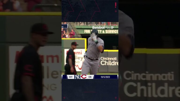 Jonrón de Aaron Judge 💥 Video: MLB #mlb #yankees #reds #grandesligas #judge