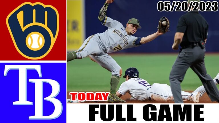 タンパベイ・レイズ vs ミルウォーキー・ブルワーズ 全試合ハイライト [MLB TO DAY] 2023 年 5 月 20 日 |  MLB 2023
