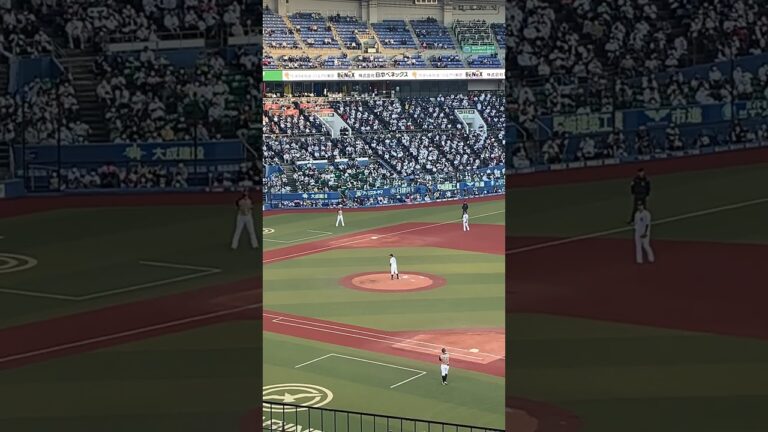 [引退登板]2021年10月30日　ZOZOマリンスタジアム　千葉ロッテマリーンズvs日ハム　33南昌輝投手vs高濱祐仁選手