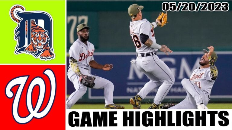 ワシントン・ナショナルズ対デトロイト・タイガースの試合ハイライト [MLB TO DAY] 2023 年 5 月 20 日 |  MLB 2023