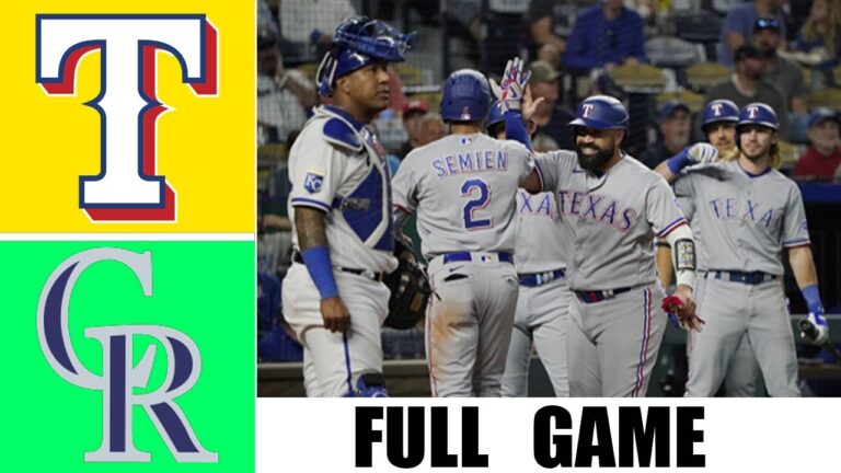 テキサス・レンジャーズ vs コロラド・ロッキーズ 全試合ハイライト |  MLB トゥデー 2023 年 5 月 20 日 |  MLB 2023