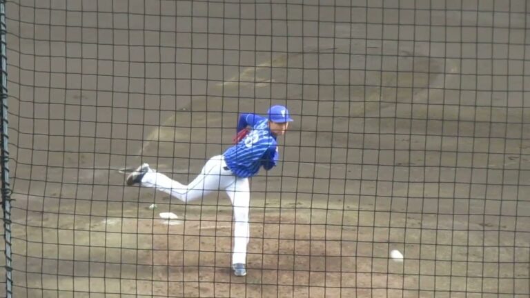 【スローで見る】ベイスターズ京山 将弥の投球フォーム2021年7月30日