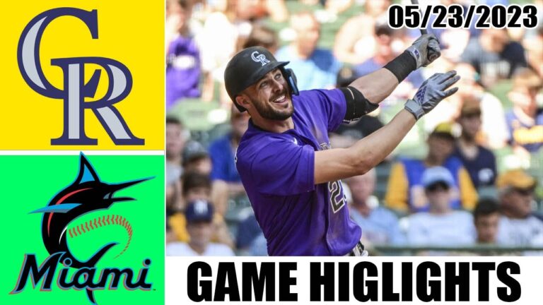 コロラド・ロッキーズ vs マイアミ・マーリンズ 試合ハイライト |  MLB トゥデー 2023 年 5 月 23 日 |  MLB 2023