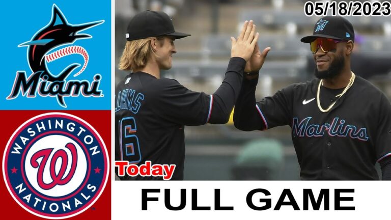 マイアミ・マーリンズ vs ワシントン・ナショナルズ フルハイライト ||  MLB トゥデー 2023 年 5 月 18 日 |  MLB 2023