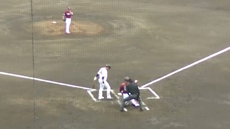 覚醒中 菊田拡和の打球を入江大樹が上手い！続く石川慎吾は同じような打球でヒット 【イースタン読売ジャイアンツ対 楽天ゴールデンイーグルス2023年4月8日】