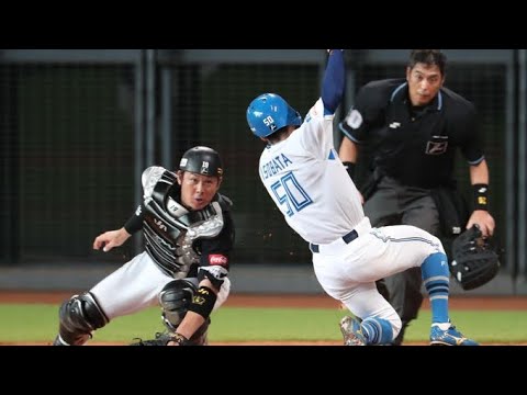 【快速特急】五十幡亮汰がセンター前ヒットで2塁まで到達‼︎足が速すぎて活躍が止まらない‼︎エスコンフィールド北海道