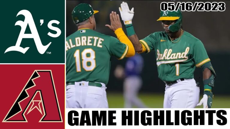 アリゾナ・ダイアモンドバックス vs オークランド・アスレチックス 試合ハイライト |  MLB トゥデー 2023 年 5 月 16 日 |  MLB 2023