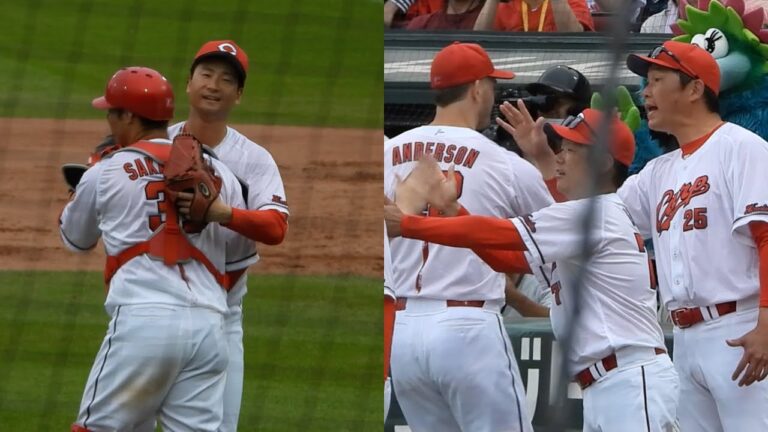 俺がヤサタクを休ませる、プロ初セーブの島内颯太郎！広島カープ3連勝の瞬間ハイライト 2023年5月28日
