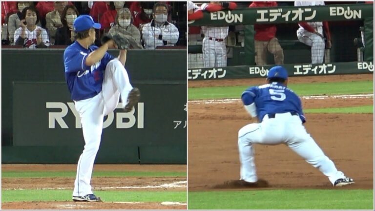 久々の登板でも低めの制球が冴え渡った祖父江、それに乗ったセカンド村松の軽快な守備 (2023/05/23)