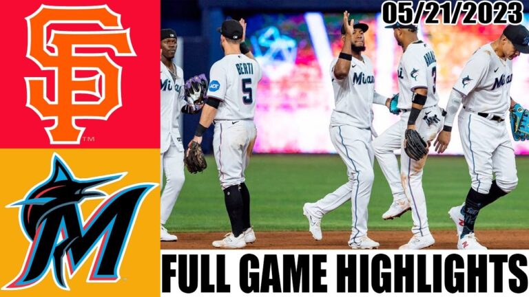 サンフランシスコ・ジャイアンツ vs マイアミ・マーリンズ 全試合ハイライト |  MLB トゥデー 2023 年 5 月 21 日 |  MLB 2023