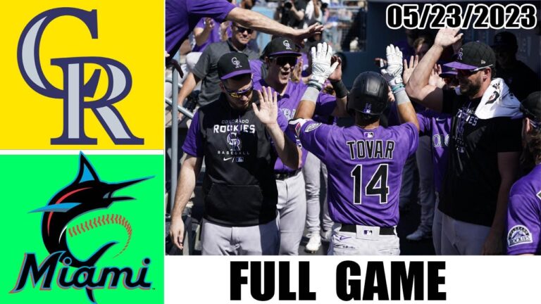 コロラド・ロッキーズ vs マイアミ・マーリンズ 全試合ハイライト |  MLB トゥデー 2023 年 5 月 23 日 |  MLB 2023