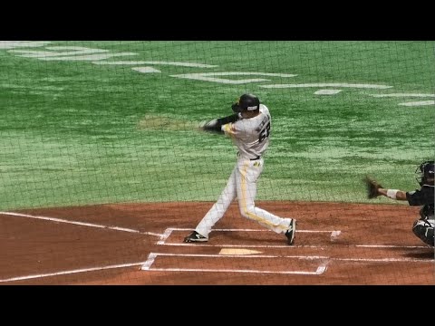 ソフトバンク 三森大貴 初回初球先頭打者ホームラン！！2022.9.24(明石健志 引退試合)
