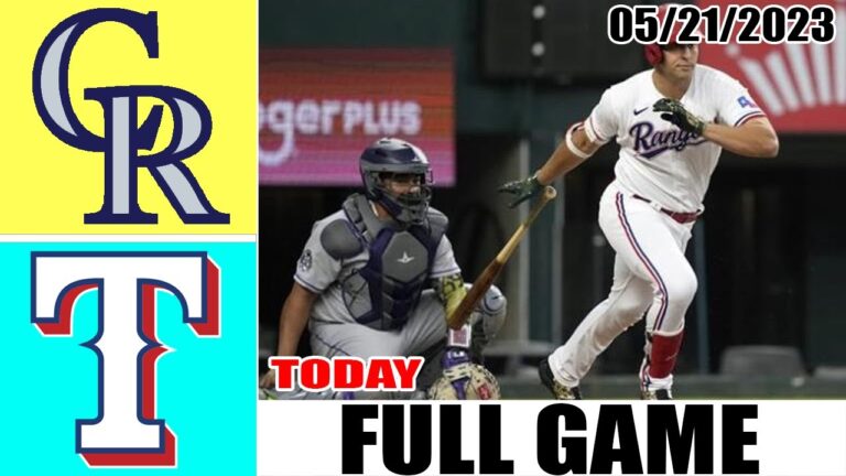 テキサス・レンジャーズ vs コロラド・ロッキーズ フルハイライト |  MLB トゥデー 2023 年 5 月 21 日 |  MLB 2023