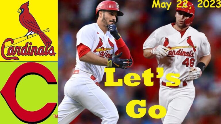 セントルイス・カージナルス vs レッズ [TODAY GAME] 2023 年 5 月 22 日 - MLB ハイライト |  MLB 2023 シーズン