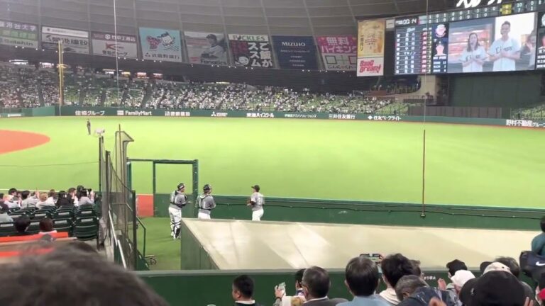 【最終回！】千葉ロッテマリーンズ東妻勇輔投手のブルペンからの登板シーン
