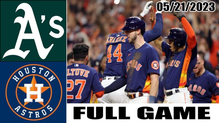 ヒューストン・アストロズ vs オークランド・アスレチックス 全試合ハイライト [MLB TO DAY] 2023 年 5 月 21 日 |  MLB 2023