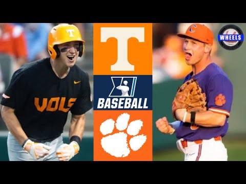 テネシー v #4 クレムソン (素晴らしい試合を必見) | 地域優勝者ブラケット |  2023 大学野球