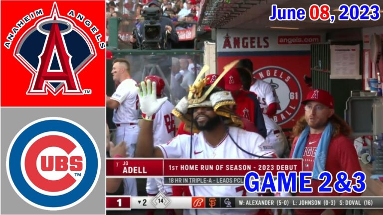 ロサンゼルス・エンゼルス vs シカゴ・カブス [GAME 2-3] 2023 年 6 月 8 日 |  MLB ハイライト |  MLB 2023 シーズン