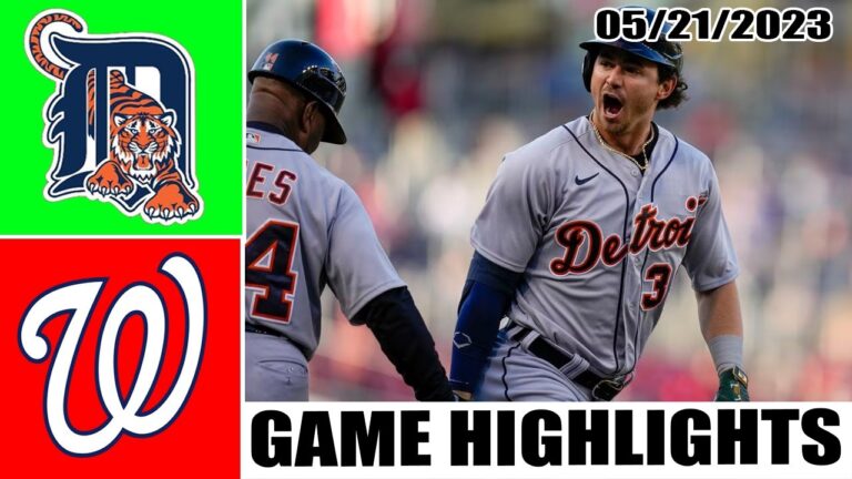 ワシントン・ナショナルズ対デトロイト・タイガースの試合ハイライト |  MLB トゥデー 2023 年 5 月 21 日 |  MLB 2023