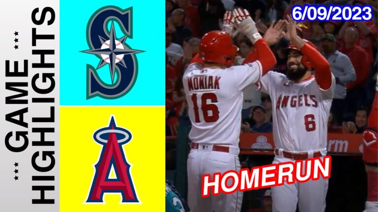 ロサンゼルス・エンゼルス vs シアトル・マリナーズ [Inning 5,6] 2023 年 6 月 9 日 |  MLB ハイライト 2023