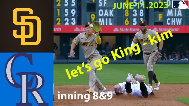 サンディエゴ・パドレス vs コロラド・ロッキーズ [innings 9 FINAL] 今日 2023 年 6 月 11 日 |  MLBのハイライト